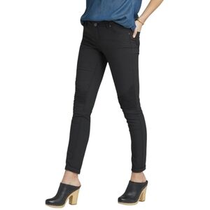 Prana Brenna Skinny Moto Pants 4 Grey Stretch Hiking Water Repellent  Mid Rise